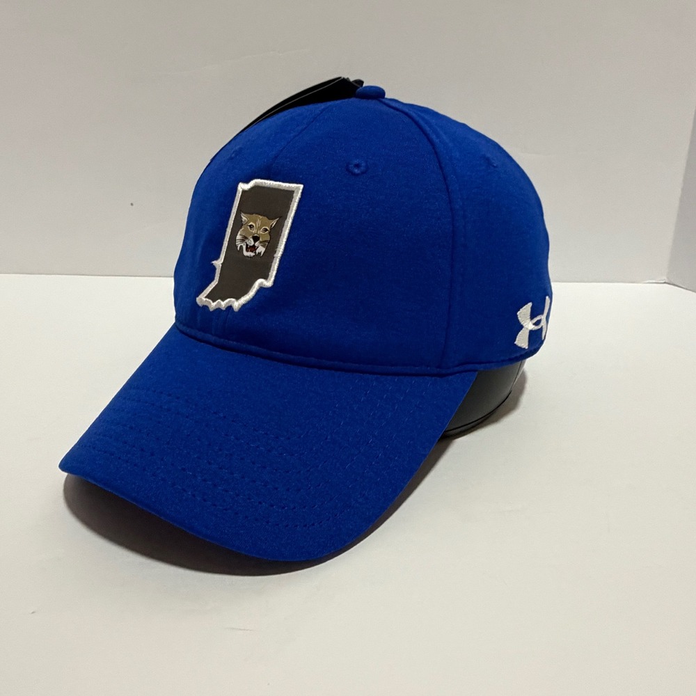 Under Armour Indiana Wildcat Creek Blue Adjustable Baseball Cap Hat OSFA NWT